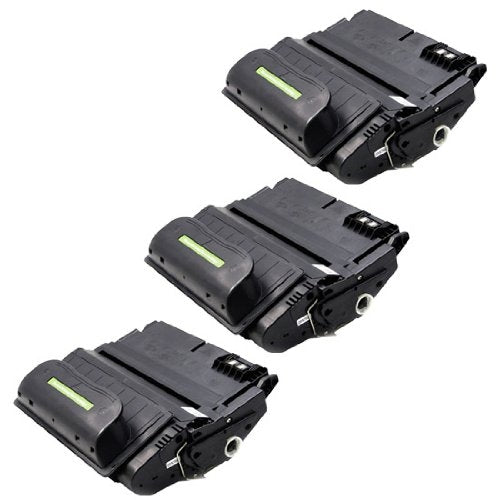 Compatible for HP 38A Q1338A Toner Cartridge, 12K pages, Box of 3, Black