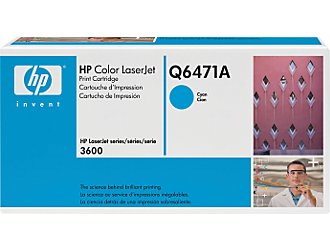 HP 502A Q6471A OEM Toner Cartridge, 4K pages, Cyan