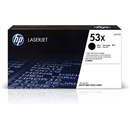 HP 53X Q7553X OEM Toner Cartridge, 7K pages, Black