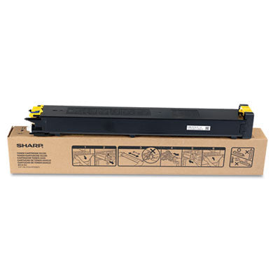 Sharp MX-31NTYA OEM Toner Cartridge, 15,000 pages, Yellow