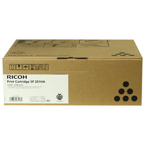 Ricoh 407258 SP 201HA OEM HY Toner Cartridge, 2600 pages, Black