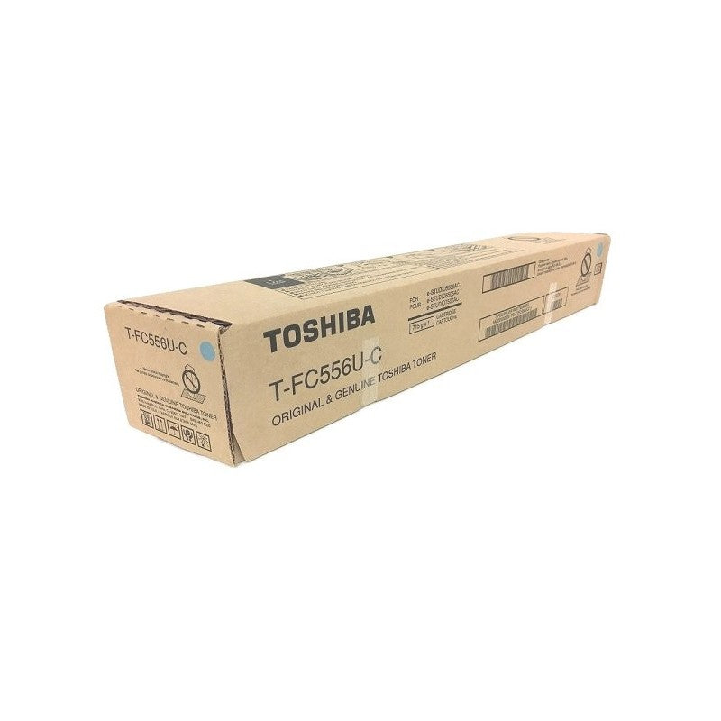 Toshiba T-FC556U-C OEM Toner Cartridge, 39,200 pages, Cyan