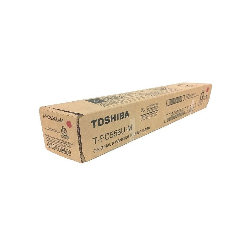 Toshiba T-FC556U-M OEM Toner Cartridge, 39,200 pages, Magenta