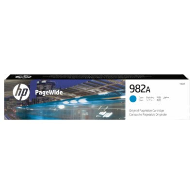 HP 982A T0B23A OEM PageWide Cartridge, 8K Pages, Cyan