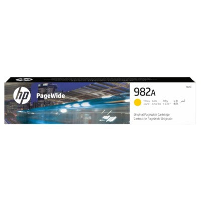 HP 982A T0B25A OEM PageWide Cartridge, 8K Pages, Yellow