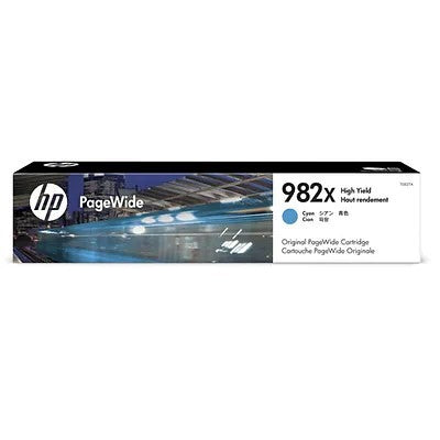 HP 982X T0B27A OEM HY PageWide Cartridge, 16K Pages, Cyan