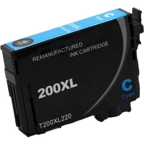 Compatible for 200XL T200XL220 HY InkJet Cartridge, 450 Pages, Cyan