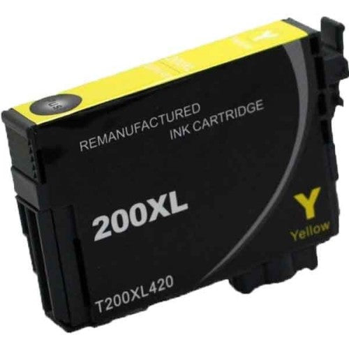 Compatible for 200XL T200XL420 HY InkJet Cartridge, 450 Pages, Yellow