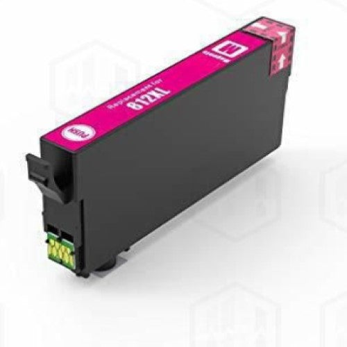 Compatible for 812XL T812XL320 Ultra HY Inkjet Cartridge, 1.1K Pages, Magenta