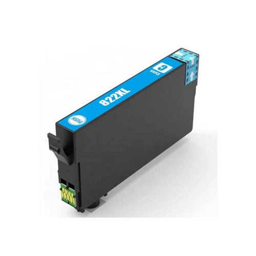 Compatible for 822XL T822XL220 Ultra HY InkJet Cartridge, 1.1K Pages, Cyan