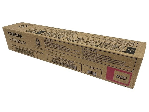 Toshiba T-FC330U-M OEM Toner Cartridge, 17.4K Pages, Magenta