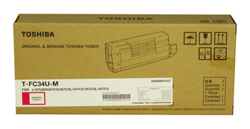 Toshiba T-FC34U-M OEM Toner Cartridge, 11500 pages, Magenta