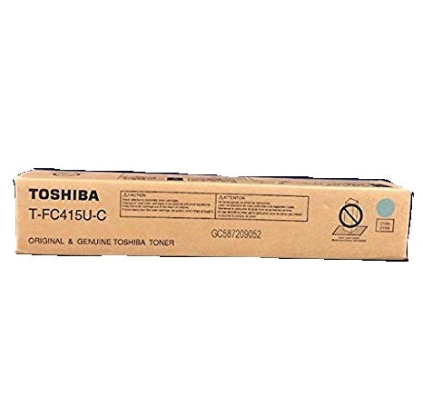 Toshiba T-FC415U-C OEM Toner Cartridge, 33.6K Pages, Cyan