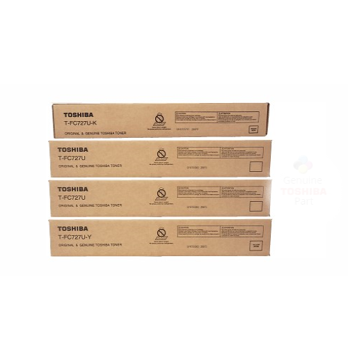 Toshiba T-FC727U OEM Toner Set, B/C/M/Y