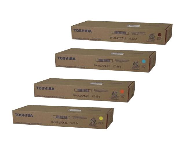 Toshiba T-FC75U OEM Toner Set, B/C/M/Y