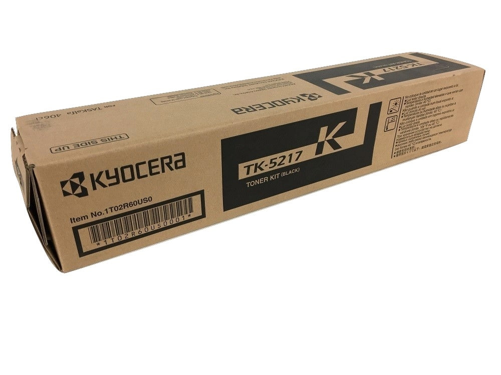 Kyocera TK-5217K / TK-5219K 1T02RTUS0 OEM Toner Cartridge, 20K Pages, Black
