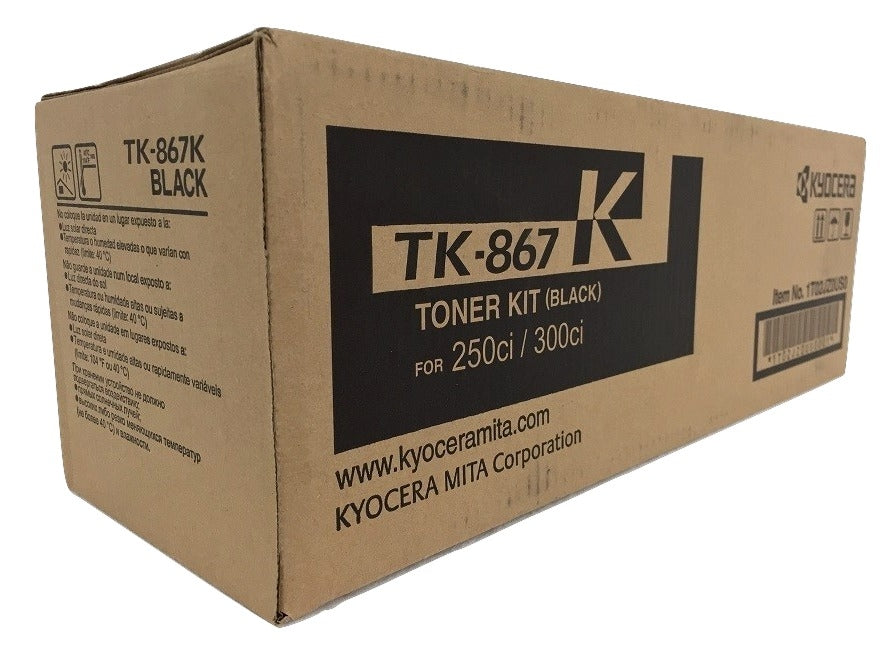Kyocera  TK-867K OEM Toner Cartridge, 20K pages, Black