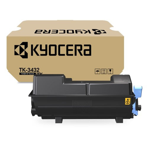 Kyocera TK-3432 1T0C0W0US0 OEM Toner Cartridge, 21K Pages, Black
