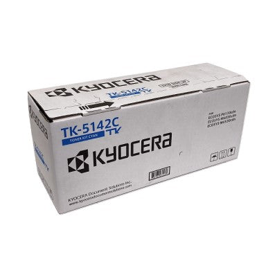 Kyocera TK-5142C 1T02NRCUS0 OEM Toner Cartridge, 5K Pages, Cyan