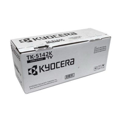 Kyocera TK-5142K 1T02NR0US0 OEM Toner Cartridge, 7K Pages, Black
