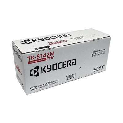 Kyocera TK-5142M 1T02NRBUS0 OEM Toner Cartridge, 5K Pages, Magenta