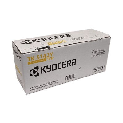 Kyocera TK-5142Y 1T02NRAUS0 OEM Toner Cartridge, 5K Pages, Yellow