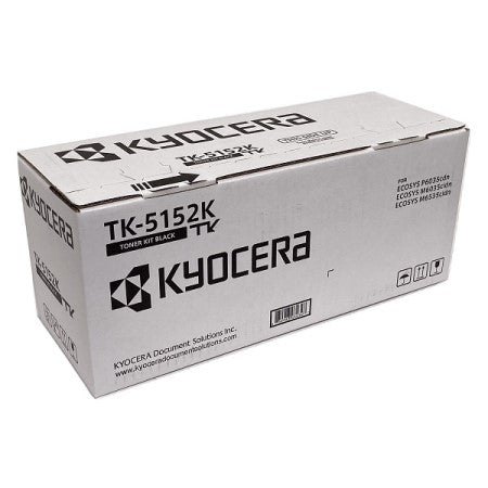 Kyocera TK-5152K / 1T02NS0US0 OEM Toner Cartridge, 12K Pages, Black