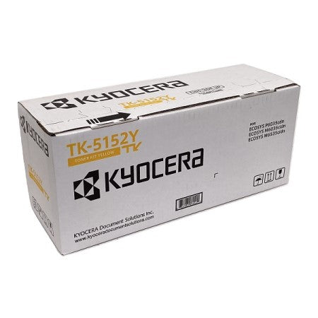 Kyocera TK-5152Y / 1T02NSAUS0 OEM Toner Cartridge, 10K Pages, Yellow