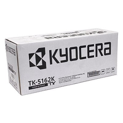 Kyocera 1T02NT0USO TK-5162K OEM Toner Cartridge, 16K pages, Black