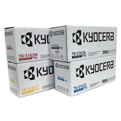 Kyocera TK-5162 OEM Toner Set, B/C/M/Y