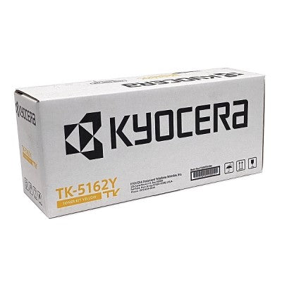 Kyocera 1T02NTBUSO TK-5162Y OEM Toner Cartridge, 12K pages, Yellow