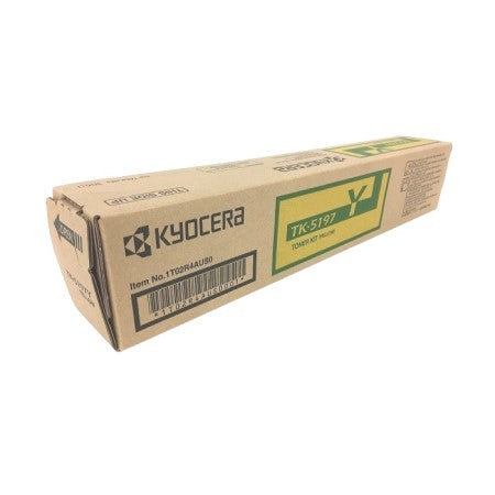 Kyocera TK-5197Y / TK-5199Y OEM Toner Cartridge, 7K Pages, Yellow