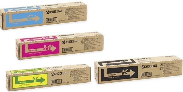 Copystar TK-5209 /  TK-5207 OEM Toner Set, B/C/M/Y