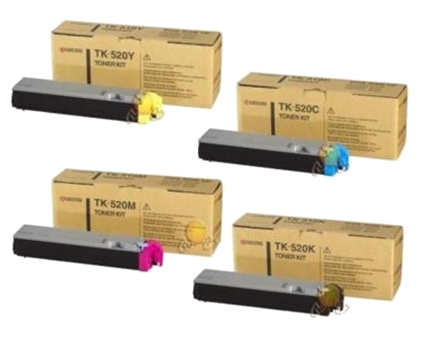 Kyocera  TK-522 OEM Toner Set, B/C/M/Y.