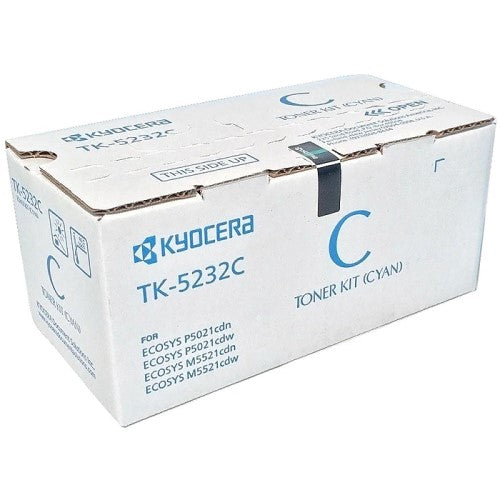 Copystar TK-5232C OEM HY Toner Cartridge, 2200 pages, Cyan