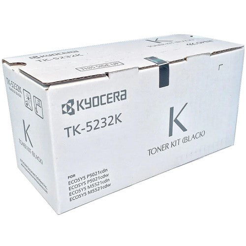 Kyocera TK-5232K OEM HY Toner Cartridge, 2600 pages, Black