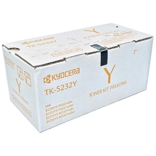 Copystar TK-5232Y OEM HY Toner Cartridge, 2200 pages, Yellow