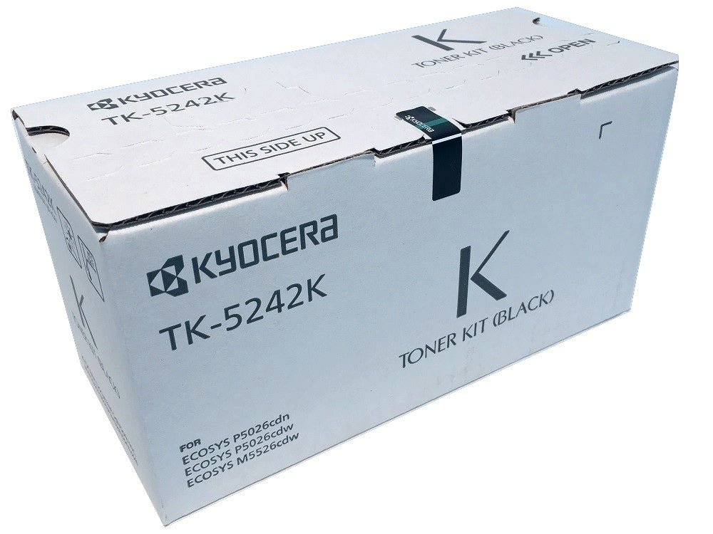 Kyocera 1T02R70US0 TK-5242K OEM Toner Cartridge, 4K pages, Black