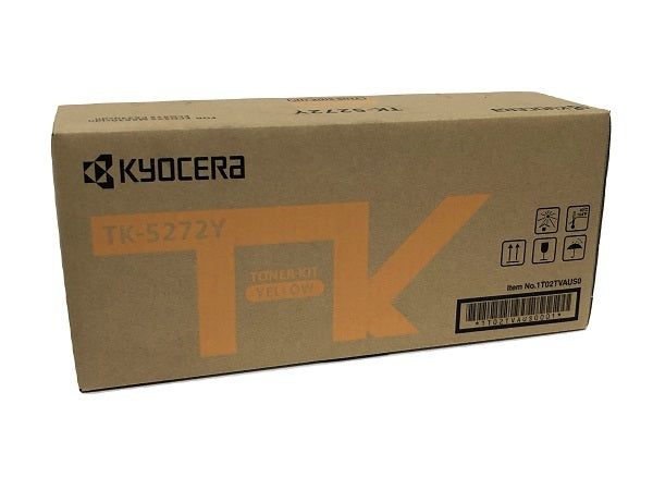 Kyocera Mita 1T02TVAUS0 TK-5272Y OEM Toner Cartridge, 6K Pages, Yellow
