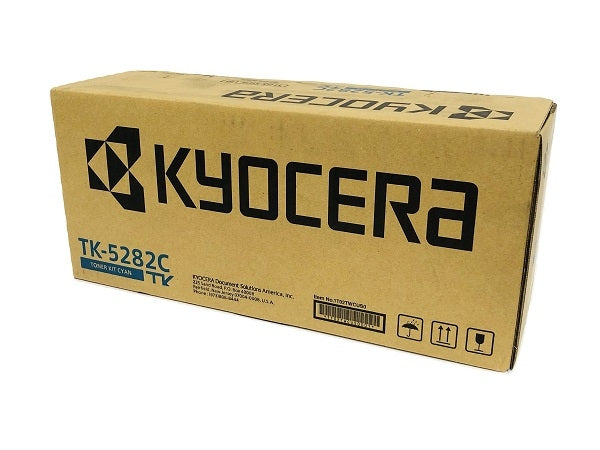 Kyocera Mita TK-5282C OEM Toner Cartridge, 11K Page-Yield, Cyan