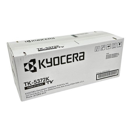 Kyocera TK-5372K 1T02YJ0US0 OEM Toner Cartridge, 7K Pages, Black