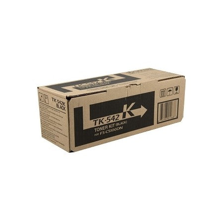 Kyocera TK-542K 1T02HL0US0 OEM Toner Cartridge, 5K Pages, Black