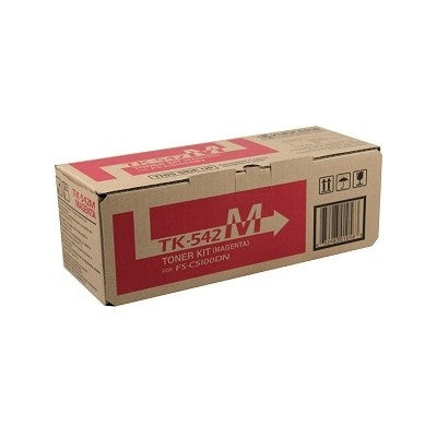 Kyocera TK-542M 1T02HLBUS0 OEM Toner Cartridge, 4K Pages, Magenta