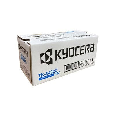 Kyocera TK-5432C 1T0C0A0US1 OEM Toner Cartridge, 1.25K Pages, Cyan