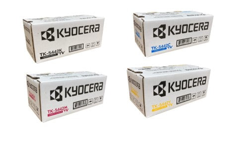 Kyocera TK-5442 OEM Toner Set, B/C/M/Y