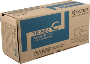 Kyocera  TK-562C OEM Toner Cartridge, 10K pages, Cyan