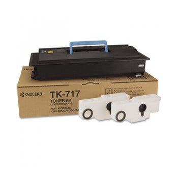 Kyocera TK-717 / TK-719 1T02GR0US0 OEM Toner Cartridge, 34K Pages, Black