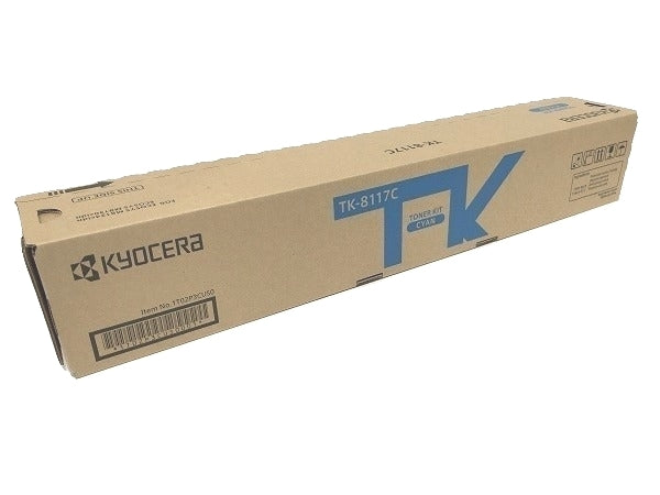 Kyocera Mita 1T02P3CUS0 TK-8117C OEM Toner Cartridge, 6K Pages, Cyan