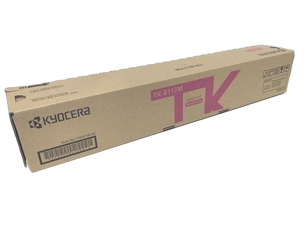 Kyocera Mita 1T02P3BUS0 TK-8117M OEM Toner Cartridge, 6K Pages, Magenta