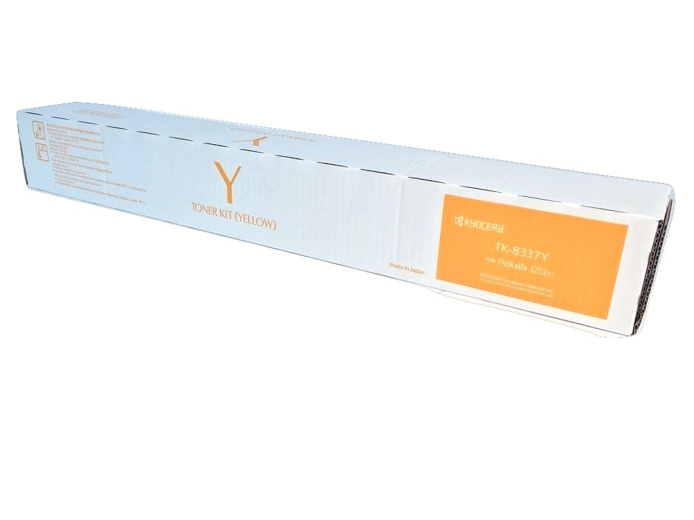 Kyocera 1T02RLAUS0 TK-8337Y / TK-8339Y OEM Toner Cartridge, 15K pages, Yellow